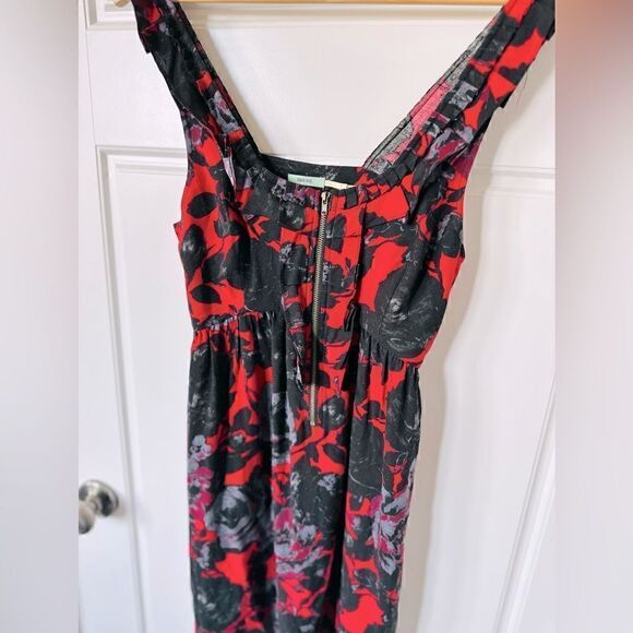 Kimchi Blue. Red Floral Dress US S - Picture 4 of 5